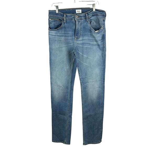 Hudson Jeans Mens Blue Denim Slim Fit Jeans - Picture 2 of 9